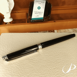 Stylo roller Leman Slim Caran d'Ache Noir