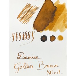 Encre Diamine Golden Brown pour stylo plume chez Perreyon1884 à Lyon.