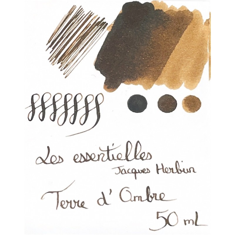 Encre Jacques Herbin Les Essentielles - Terre d'Ombre pour stylo plume chez Perreyon1884 à Lyon.