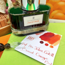 Encre Graf Von Faber Castell Burned Orange pour stylo plume chez Perreyon1884 à Lyon.