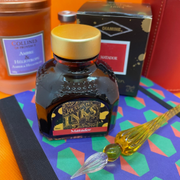 Encre Diamine Matador pour stylo plume chez Perreyon 1884 à Lyon.