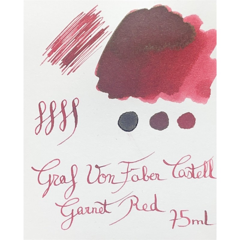 Encre Graf Von Faber Castell Garnet Red chez Perreyon 1884 à Lyon.