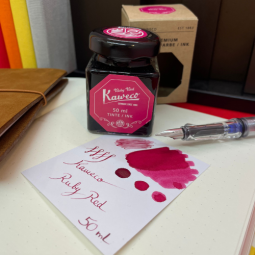 Encre Kaweco Ruby Royal chez Perreyon 1884 à Lyon.