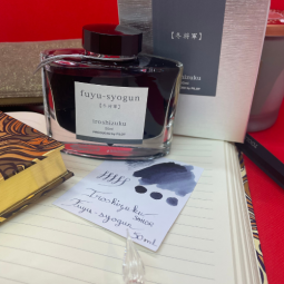 Encre Pilot Iroshizuku - Fuyu-Syogun - chez Perreyon 1884 à Lyon.