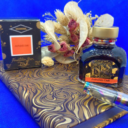 Encre Diamine Autumn Oak pour stylo plume chez Perreyon 1884 à Lyon.