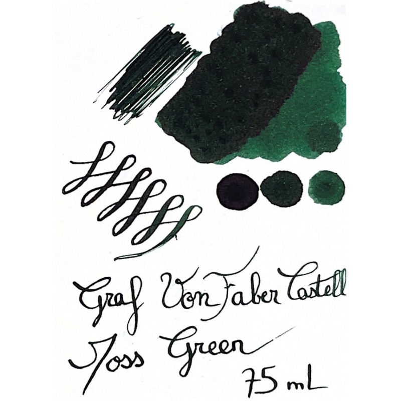 Encre Moss Green Graf Von Faber Castell chez Perreyon 1884 à Lyon.