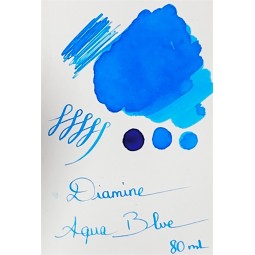 Encre Diamine Aqua Blue pour stylo plume chez Perreyon 1884 à Lyon.