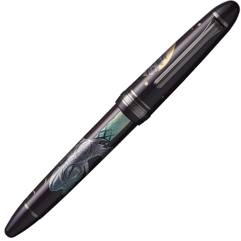 1911 NINJA YUUBI MAKI-E FOUNTAIN PEN (OSHIRO) Black IP 21K (M) - PERREYON 1911 NINJA YUUBI MAKI-E FOUNTAIN PEN (OSHIRO) Black IP 21K (M) - PERREYON