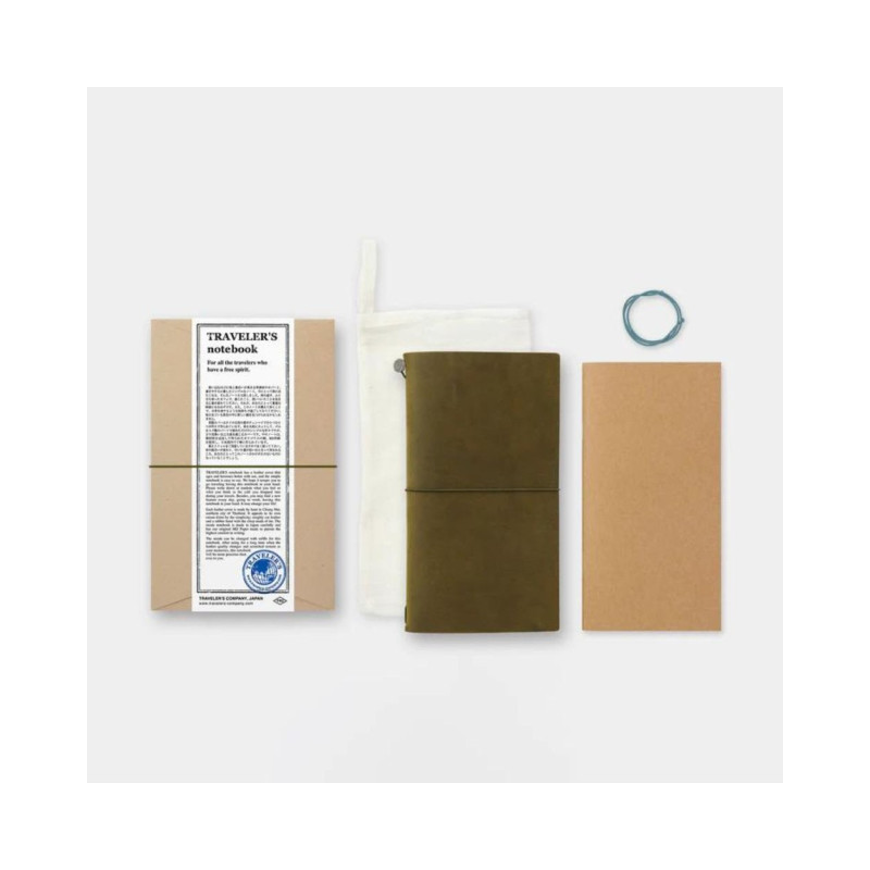 Carnet Traveler's Company – Grand Format Olive perreyon