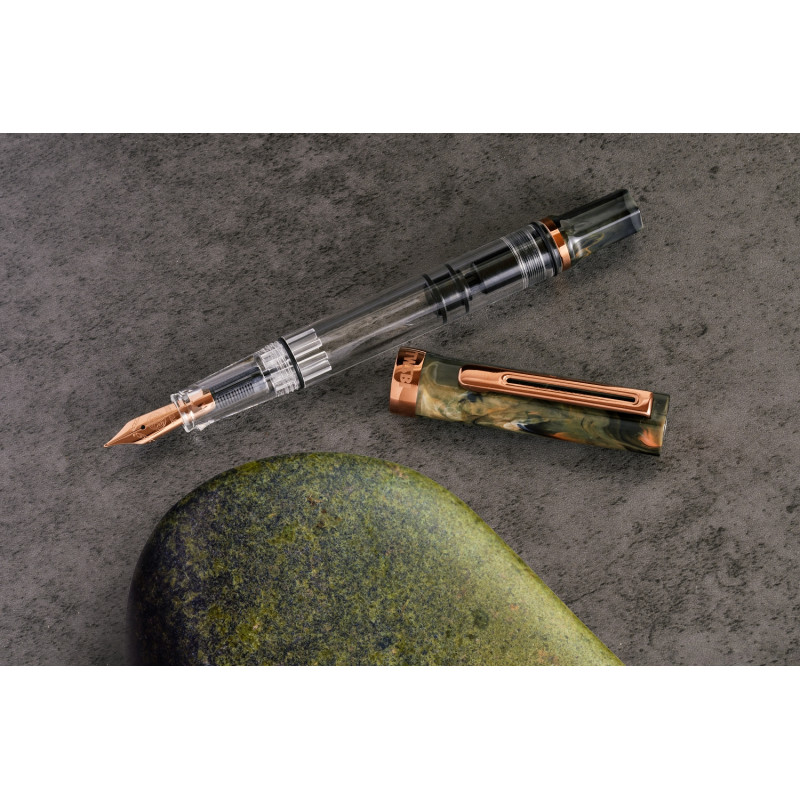 twsbi eco serpentine bronze plume - perreyon