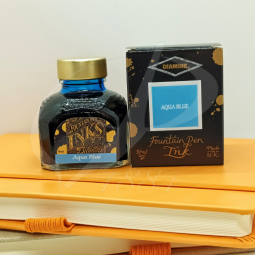 Encre Diamine Aqua Blue pour stylo plume chez Perreyon 1884 à Lyon.