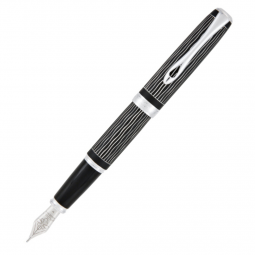 Stylo plume Wave Guilloché Lapis Diplomat