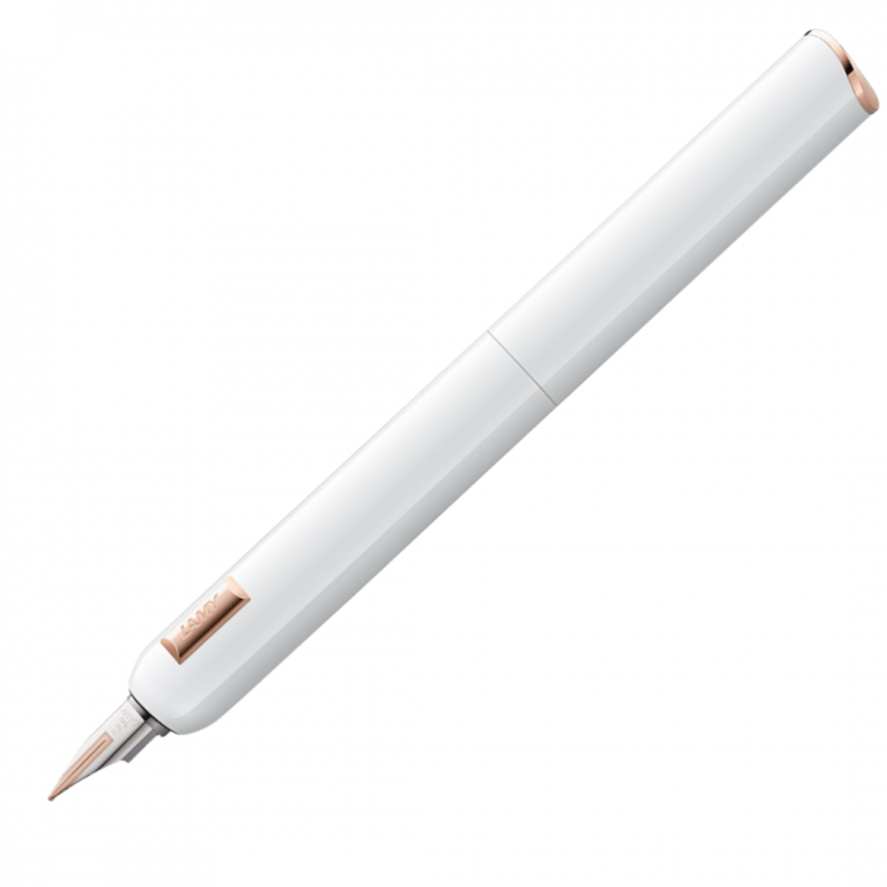 Stylo Plume Rétractable 0.38mm - Avec 5 Cartouches D'Encre - Stylo École, Calligraphie, Prise De Notes - Design Ergonomique