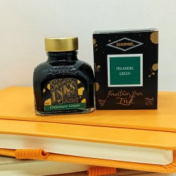 Encre Diamine Delamere Green pour stylo plume chez Perreyon 1884 à Lyon.