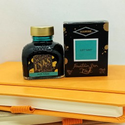 Encre Diamine Soft Mint pour stylo plume chez Perreyon 1884 à Lyon.